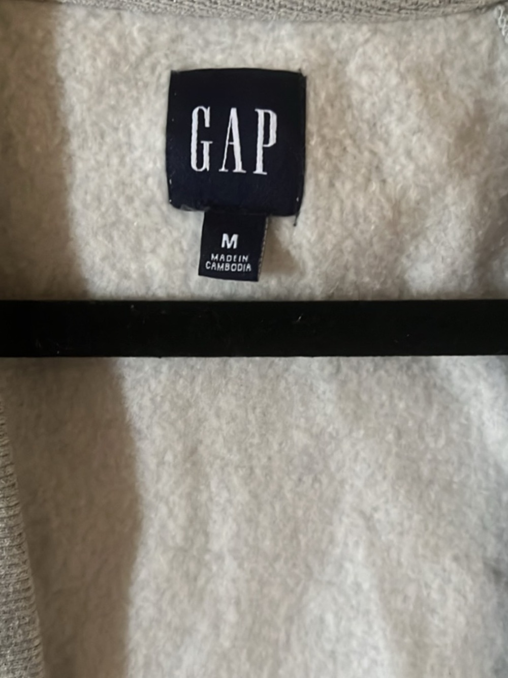 Gap oversized letterman cardigan